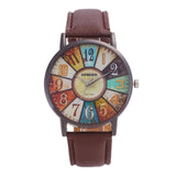 Woman Watch Relogio feminino  Retro Casual Girl Quartz Casual Leather Ladies Dress