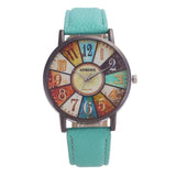 Woman Watch Relogio feminino  Retro Casual Girl Quartz Casual Leather Ladies Dress