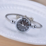 Woman Watch Simple silver women   elegant small bracelet