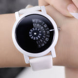 Woman Watch creative design wristwatch camera concept brief simple special digital discs