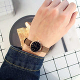 Woman Watch Korean fashion simple retro small round belt students