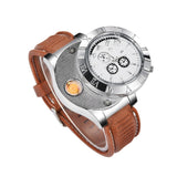 Man Watch Military USB Charging Lighter  Flameless Windproof Cigarette Lighters Rechargeable Electronic Sports