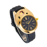 Man Watch Military USB Charging Lighter  Flameless Windproof Cigarette Lighters Rechargeable Electronic Sports