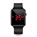 Man Watch Sport Casual LED   Digital Clock  Army Military Silicone Wrist