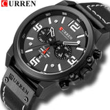 Man Watch Top Brand Luxury, ,Military, Sport, Wristwatch, Leather Quartz