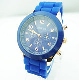 Woman Watch Hot Sales Geneva Brand Silicone  Fashion Dress Quartz Wristwatch