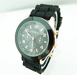 Woman Watch Hot Sales Geneva Brand Silicone  Fashion Dress Quartz Wristwatch