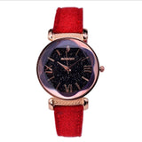 Woman Watch New Fashion Gogoey Brand Rose Gold Leather   ladies casual dress
