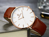 Man Watch 6.5mm Ultra-thin Fashion ,Simple Business ,Quartz