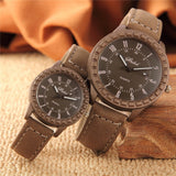 Woman Watch 2 Pcs Hot Sales imitation wood pair watches