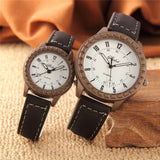 Woman Watch 2 Pcs Hot Sales imitation wood pair watches