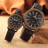 Woman Watch 2 Pcs Hot Sales imitation wood pair watches