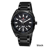 Man Watch Brand  Luxury Sport Quartz 30M Waterproof  Stainless Steel Band