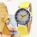 Woman Watch New Fashion Ladies   Flower Casual Leather Analog Quartz Wrist