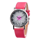 Woman Watch New Fashion Ladies   Flower Casual Leather Analog Quartz Wrist