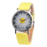 Woman Watch New Fashion Ladies   Flower Casual Leather Analog Quartz Wrist