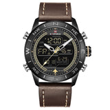 Man Watch Fashion Gold,  LED Analog, Digital , Military