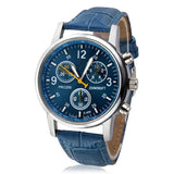Man Watch New  Luxury Top Brand  Quartz  Fashion Leather belts  Cheap Sports