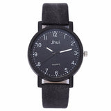 Woman Watch Hot Fashion   Simple Dial Wrist  Casual Luxury Leather Quartz