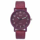 Woman Watch Hot Fashion   Simple Dial Wrist  Casual Luxury Leather Quartz