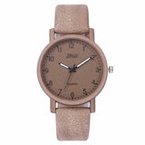 Woman Watch Hot Fashion   Simple Dial Wrist  Casual Luxury Leather Quartz