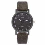 Woman Watch Hot Fashion   Simple Dial Wrist  Casual Luxury Leather Quartz