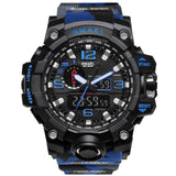 Man Watch Sports   Dual Display Analog Digital LED Electronic Quartz Wristwatches Waterproof