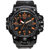 Man Watch Sports   Dual Display Analog Digital LED Electronic Quartz Wristwatches Waterproof