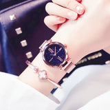 Woman Watch Magnet   Starry Sky Korean Version Simple Fashion Trend Waterproof
