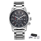 Man Watch Fashion Chronograph Sport ,Top Brand Luxury, Quartz