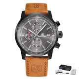 Man Watch Fashion Chronograph Sport ,Top Brand Luxury, Quartz