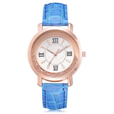 Woman Watch New ladies watch Rhinestone Leather Bracelet Wristwatch