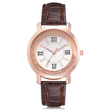 Woman Watch New ladies watch Rhinestone Leather Bracelet Wristwatch