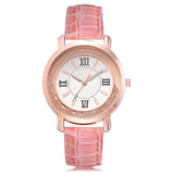 Woman Watch New ladies watch Rhinestone Leather Bracelet Wristwatch