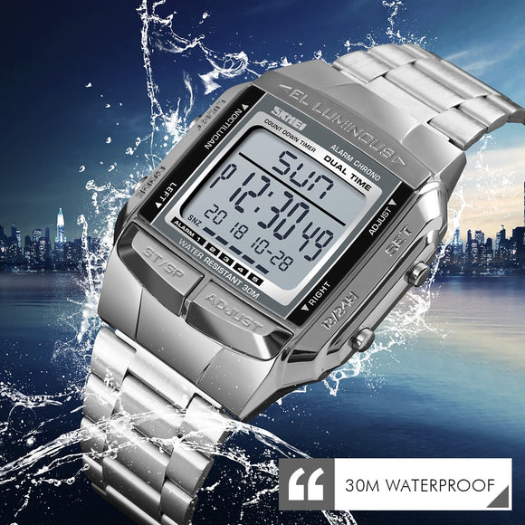 Man Watch,Military Sports ,Waterproof, Top Brand Luxury ,Electronic LED Digital