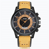 Man Watch Casual Military Sport  High Quality Quartz Analog Wristwatch
