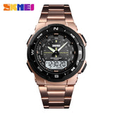 Man Watch, Fashion Quartz Sports, Stainless Steel,Top Brand Luxury Business, Waterproof