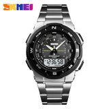 Man Watch, Fashion Quartz Sports, Stainless Steel,Top Brand Luxury Business, Waterproof