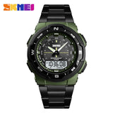Man Watch, Fashion Quartz Sports, Stainless Steel,Top Brand Luxury Business, Waterproof