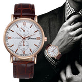 Man Watch Brand Luxury Geneva Stainless Steel Ultra Thin Classic Quartz