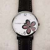 Woman Watch Leather Crystal Wrist Dress Ladies Quartz