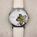 Woman Watch Leather Crystal Wrist Dress Ladies Quartz
