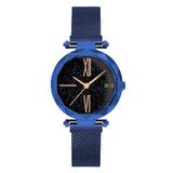 Woman Watch Luxury Rose Gold  Minimalism Starry sky Magnet Buckle Fashion Casual