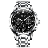 Woman Watch New   Luxury Brand LIGE Chronograph Sports  Waterproof Full Steel Quartz