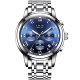 Woman Watch New   Luxury Brand LIGE Chronograph Sports  Waterproof Full Steel Quartz