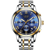 Woman Watch New   Luxury Brand LIGE Chronograph Sports  Waterproof Full Steel Quartz