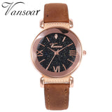Woman Watch Best Selling  Luxury Brand  Fashion Leather Band Analog Quartz Wrist