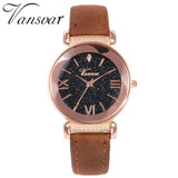 Woman Watch Best Selling  Luxury Brand  Fashion Leather Band Analog Quartz Wrist