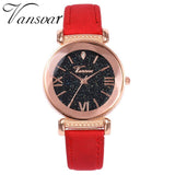 Woman Watch Best Selling  Luxury Brand  Fashion Leather Band Analog Quartz Wrist
