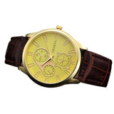 Man Watch Luxury Brand Watches Quartz  Fashion Leather belts